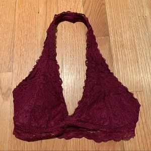 Hollister Gilly Hicks lace halter bralette